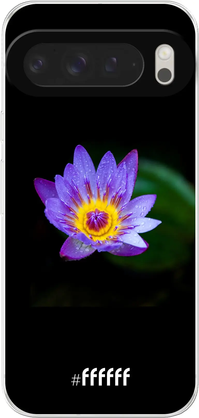 Purple Flower in the Dark Pixel 9 Pro XL