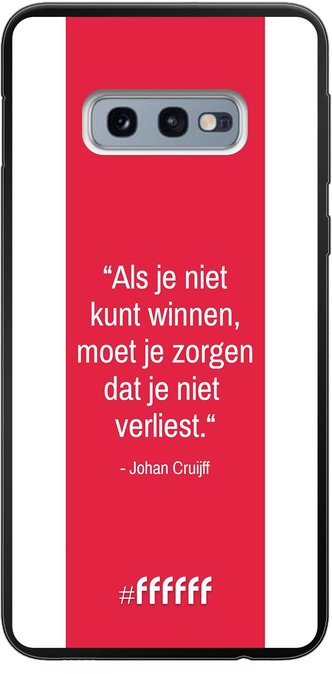 AFC Ajax Quote Johan Cruijff Galaxy S10e