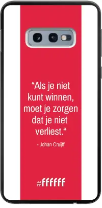 AFC Ajax Quote Johan Cruijff Galaxy S10e