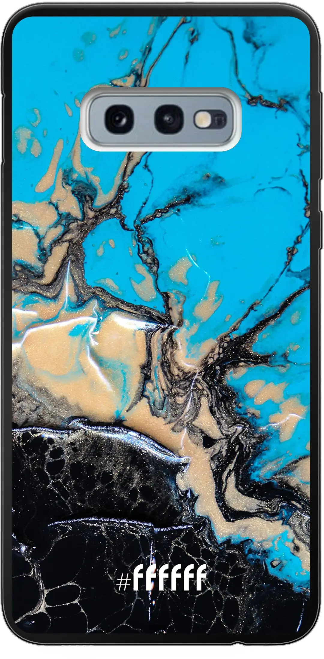 Blue meets Dark Marble Galaxy S10e