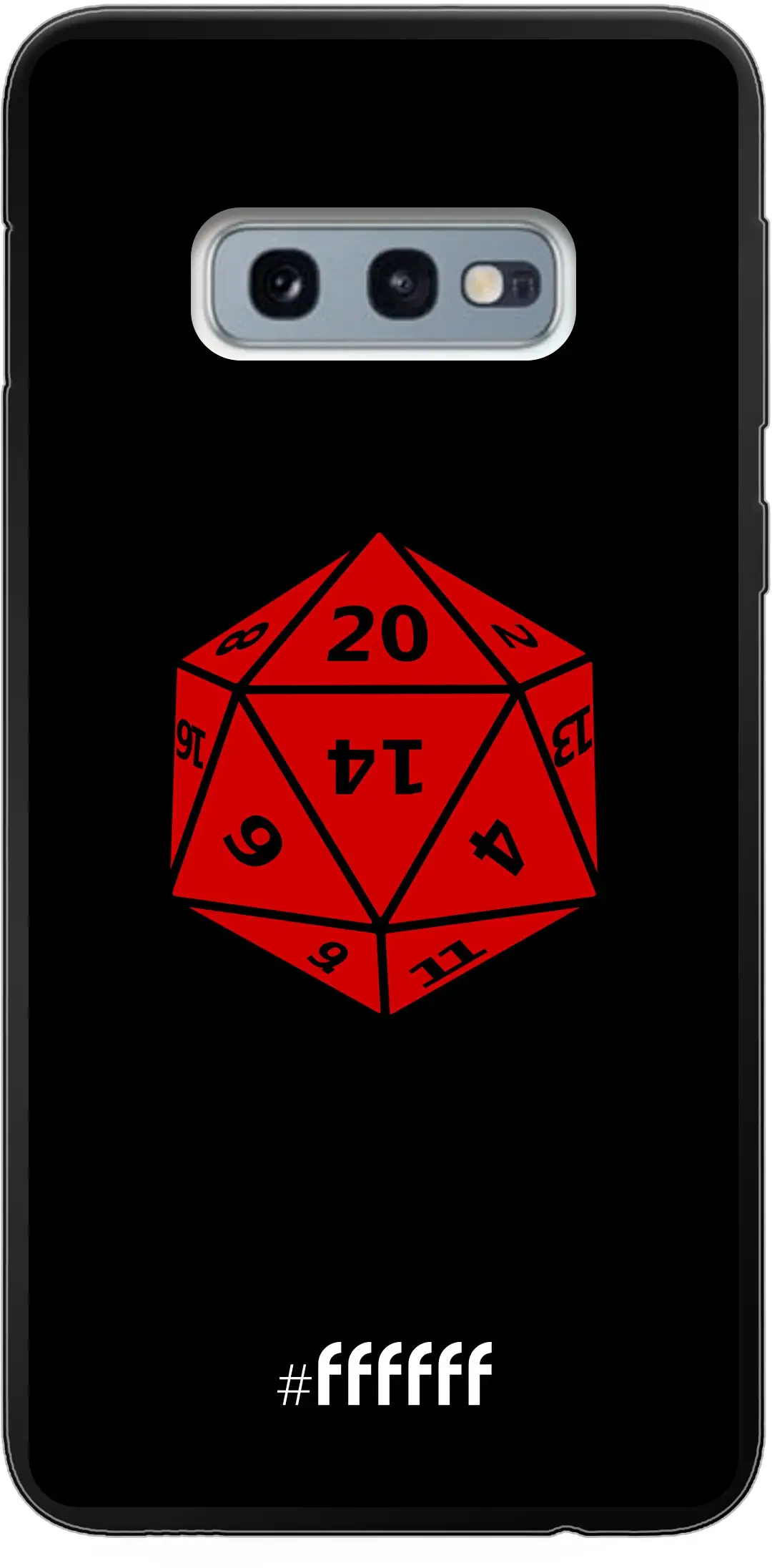 D20 - Black Galaxy S10e