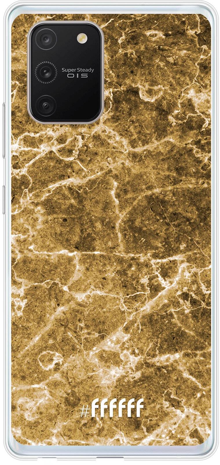 Gold Marble Galaxy S10 Lite