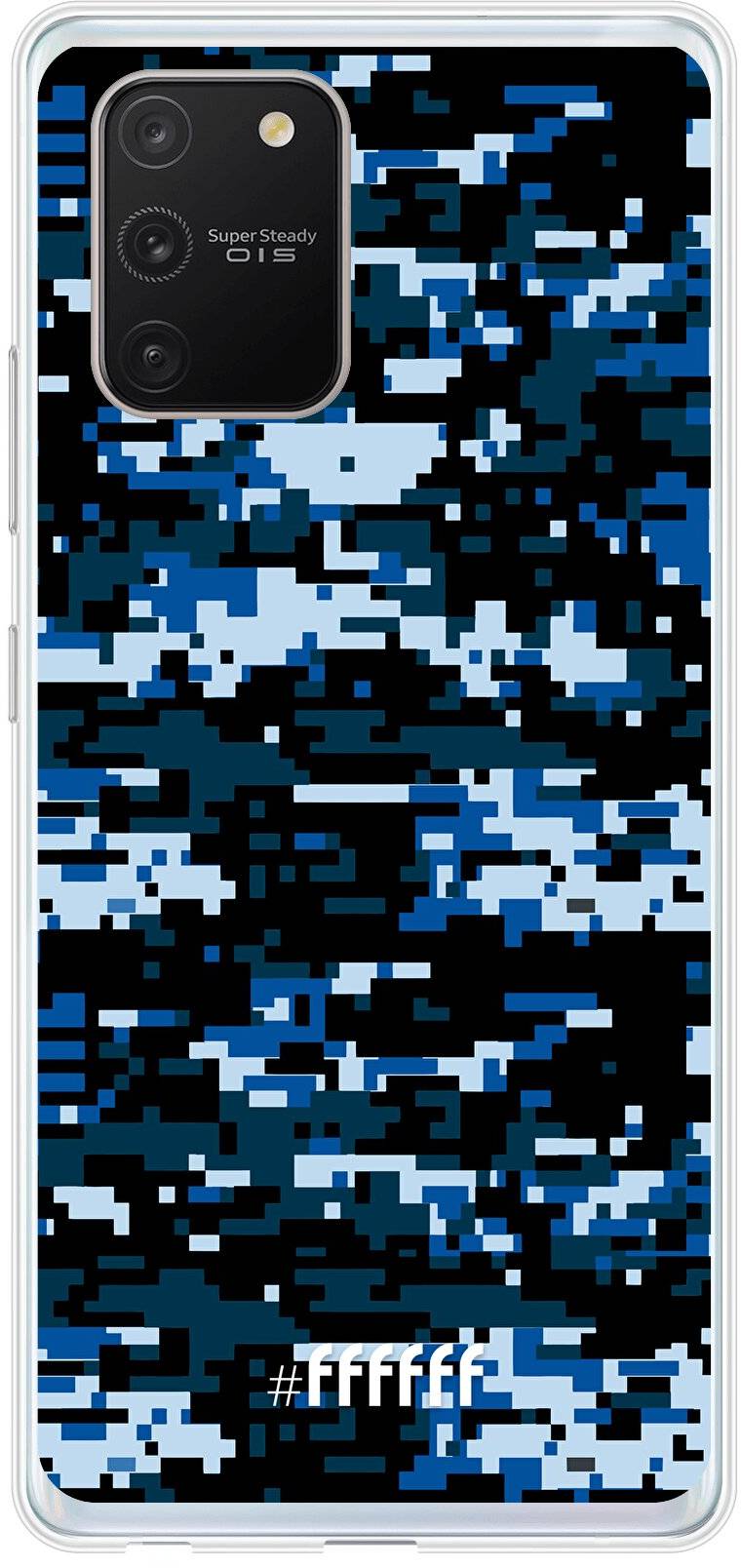Navy Camouflage Galaxy S10 Lite