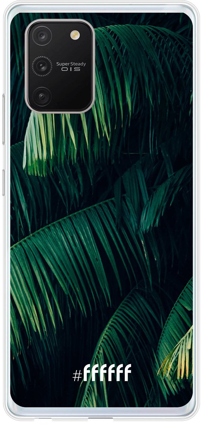 Palm Leaves Dark Galaxy S10 Lite