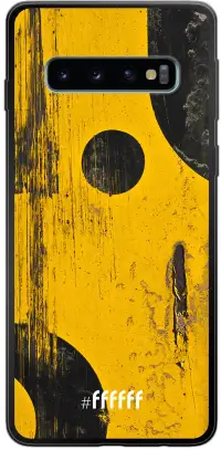 Black And Yellow Galaxy S10