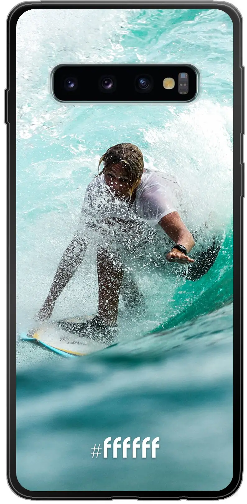 Boy Surfing Galaxy S10