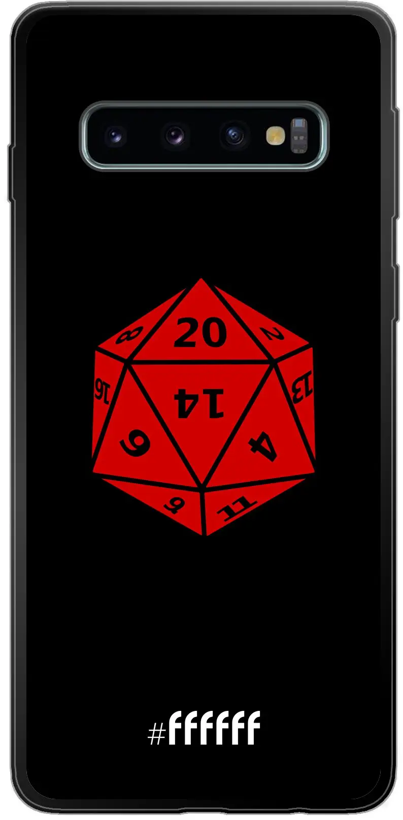 D20 - Black Galaxy S10