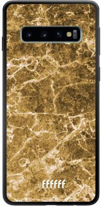 Gold Marble Galaxy S10