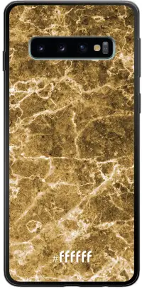 Gold Marble Galaxy S10