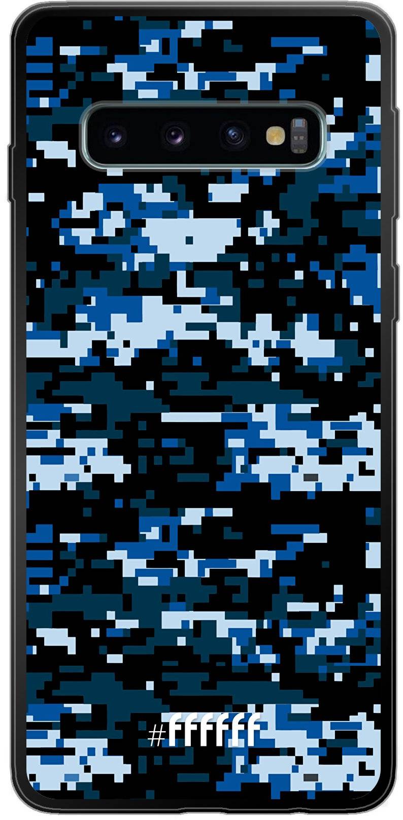 Navy Camouflage Galaxy S10