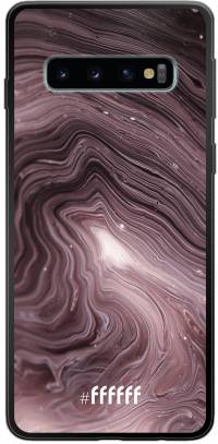 Purple Marble Galaxy S10