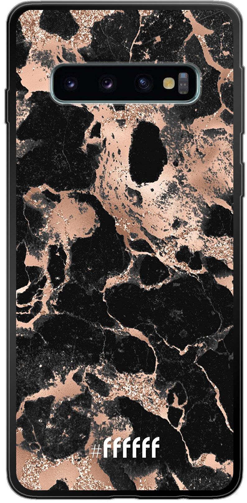 Rose Gold Marble Galaxy S10
