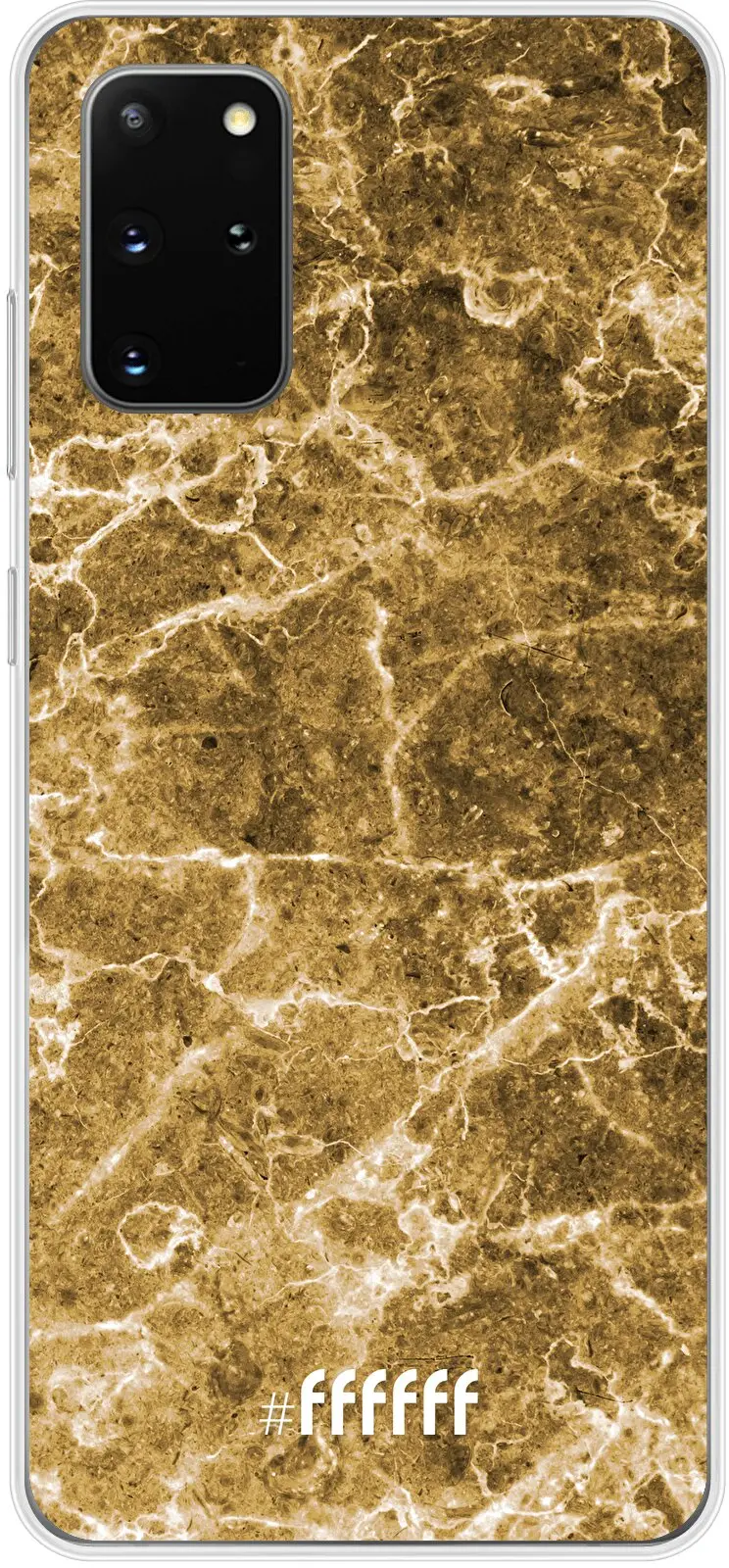 Gold Marble Galaxy S20+