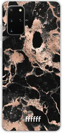 Rose Gold Marble Galaxy S20+