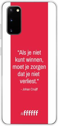 AFC Ajax Quote Johan Cruijff Galaxy S20