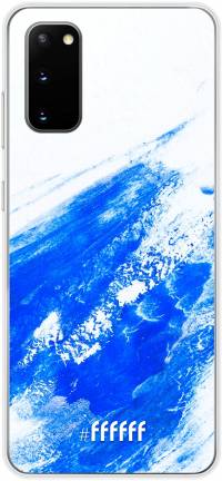 Blue Brush Stroke Galaxy S20