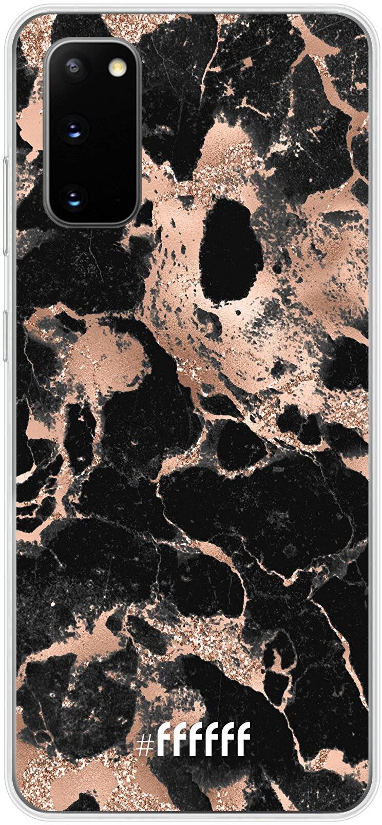 Rose Gold Marble Galaxy S20