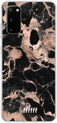 Rose Gold Marble Galaxy S20