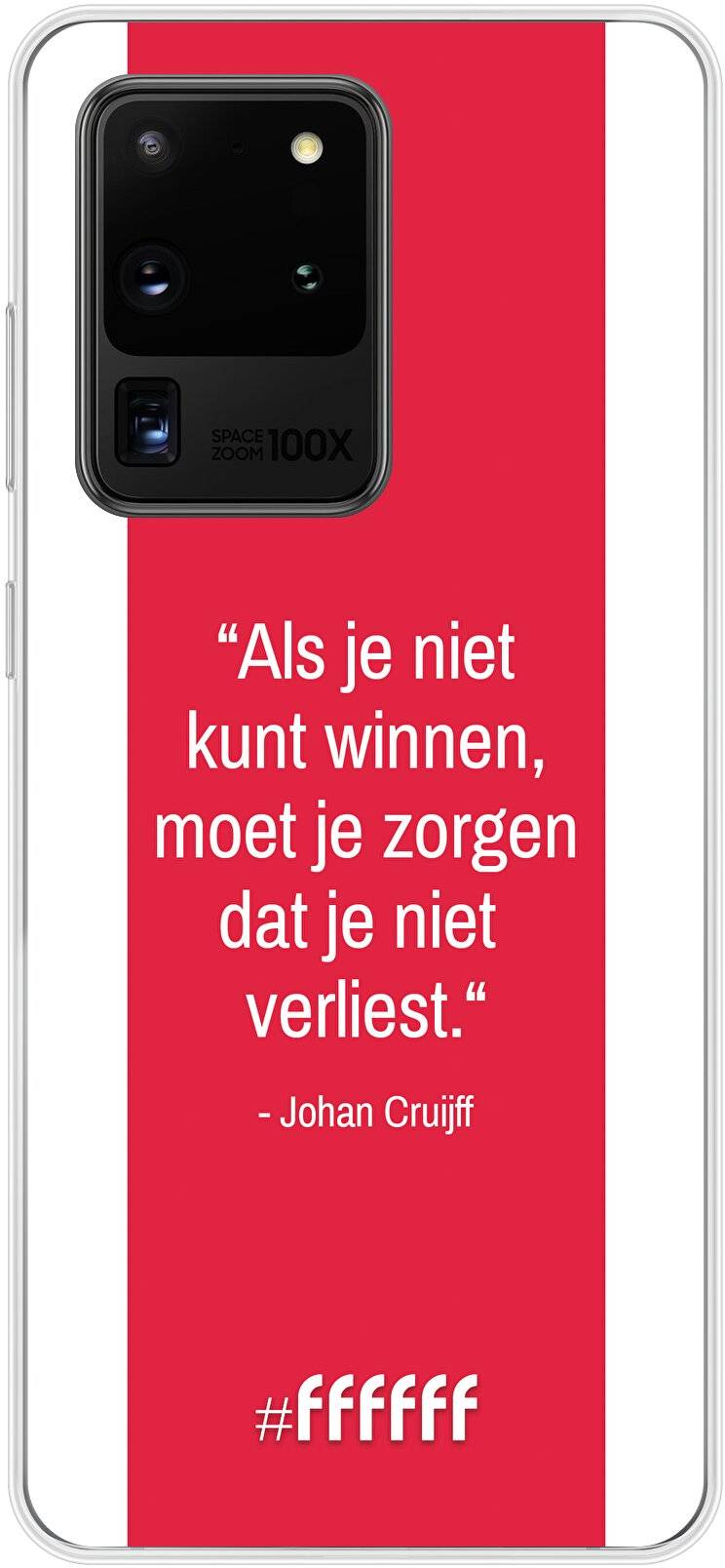 AFC Ajax Quote Johan Cruijff Galaxy S20 Ultra
