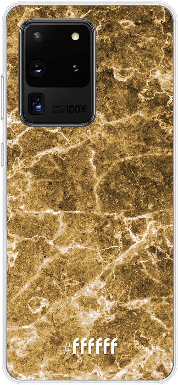 Gold Marble Galaxy S20 Ultra