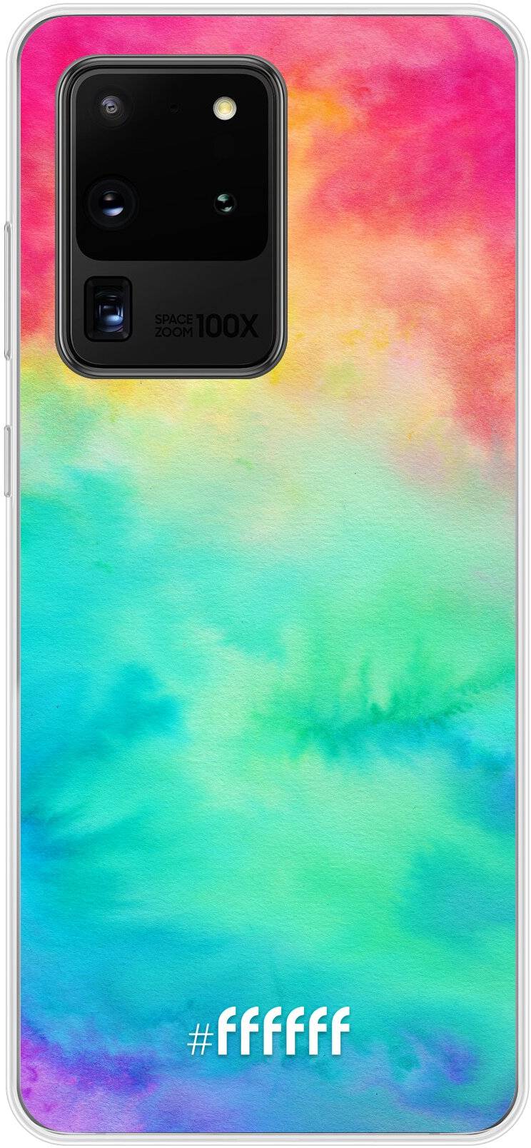 Rainbow Tie Dye Galaxy S20 Ultra