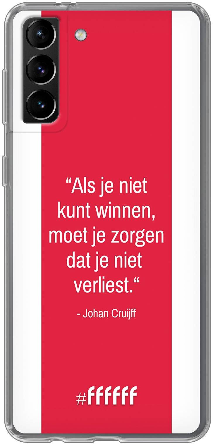 AFC Ajax Quote Johan Cruijff Galaxy S21 Plus