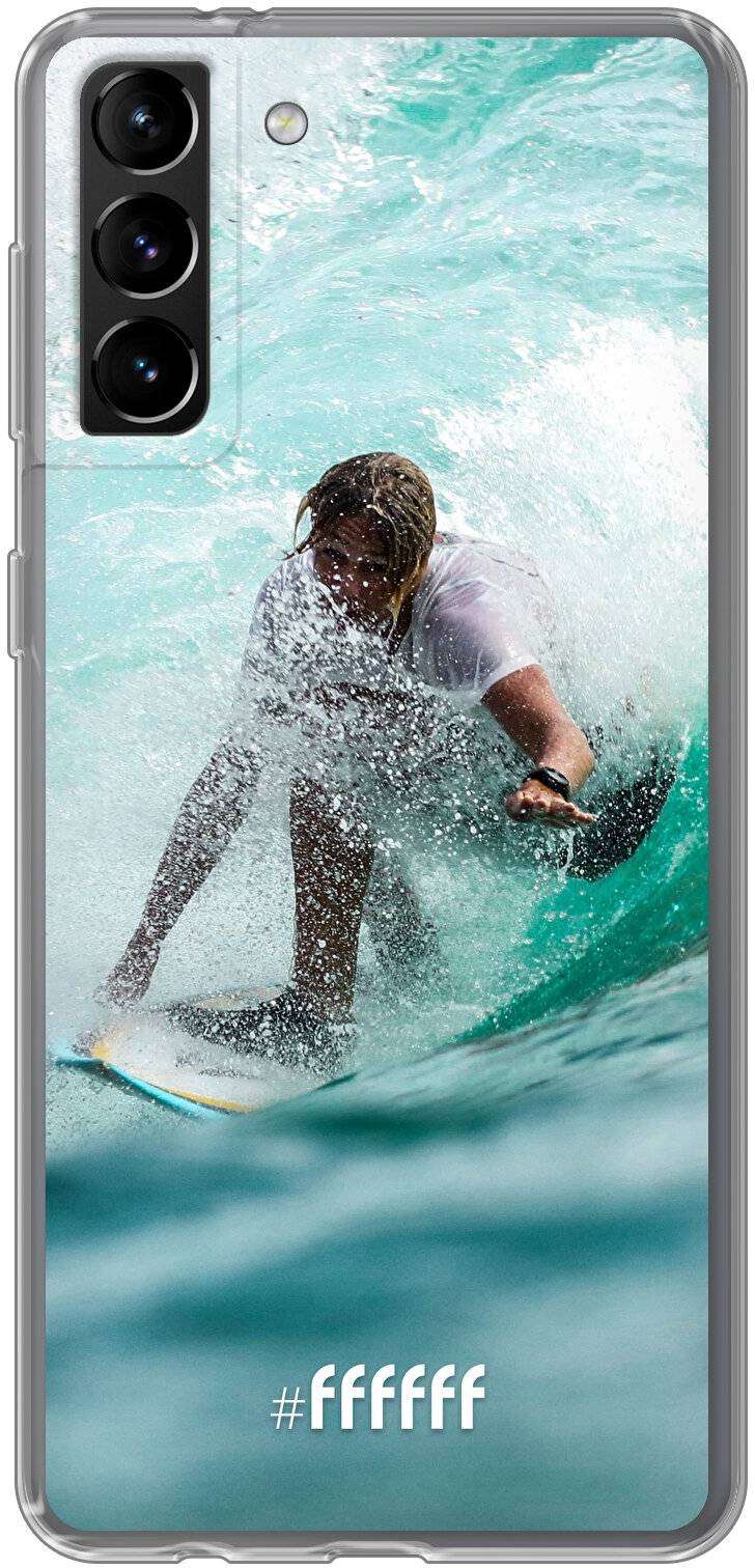 Boy Surfing Galaxy S21 Plus