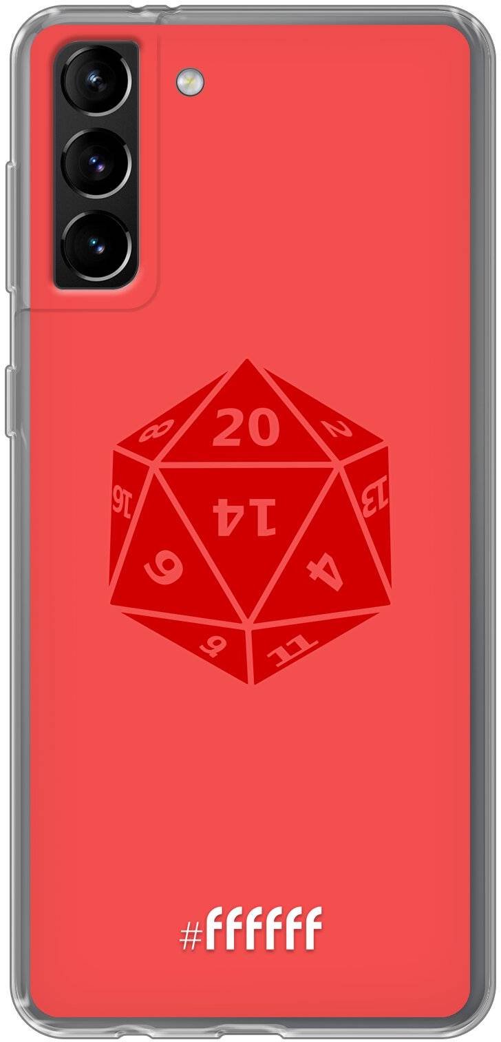 D20 - Red Galaxy S21 Plus