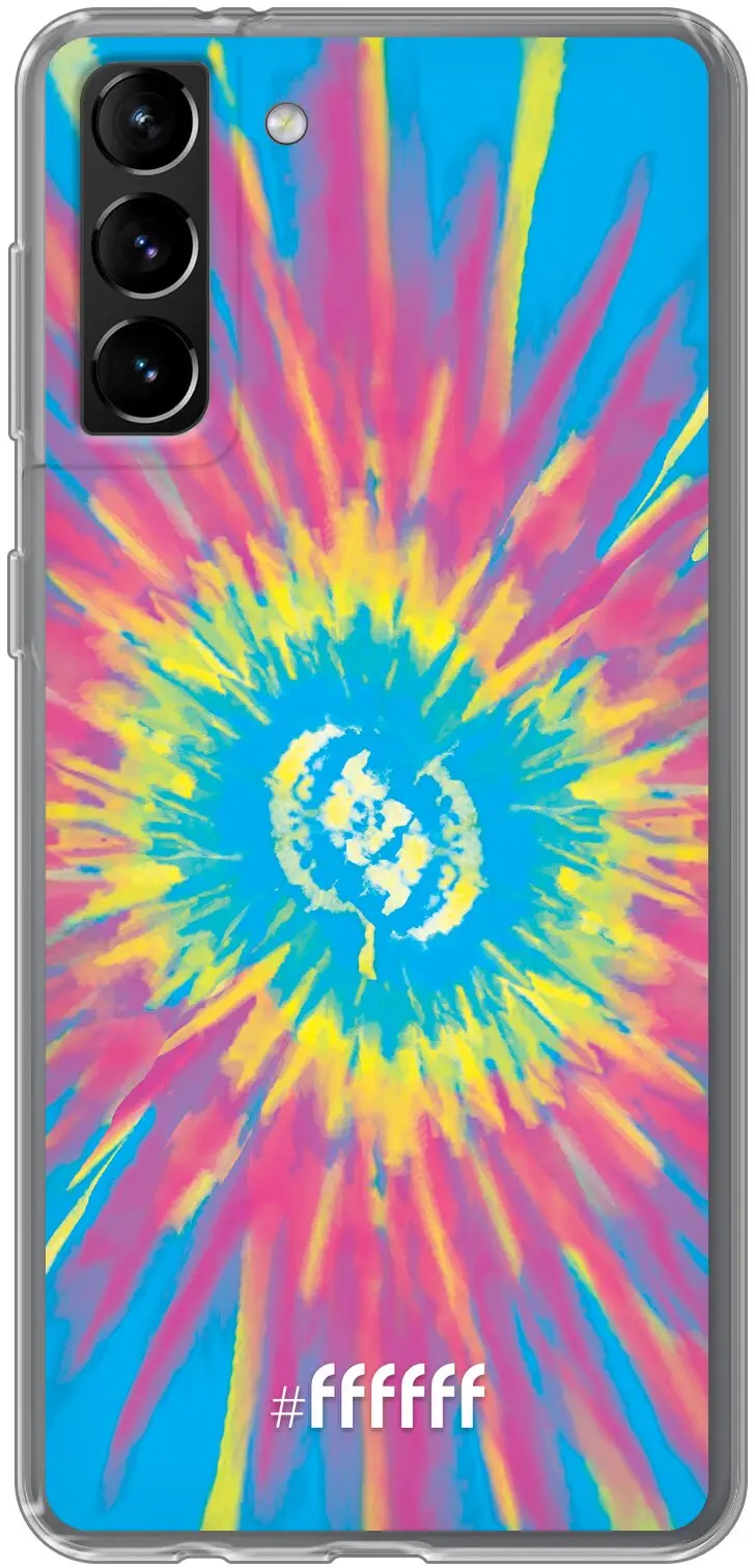 Flower Tie Dye Galaxy S21 Plus