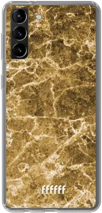 Gold Marble Galaxy S21 Plus