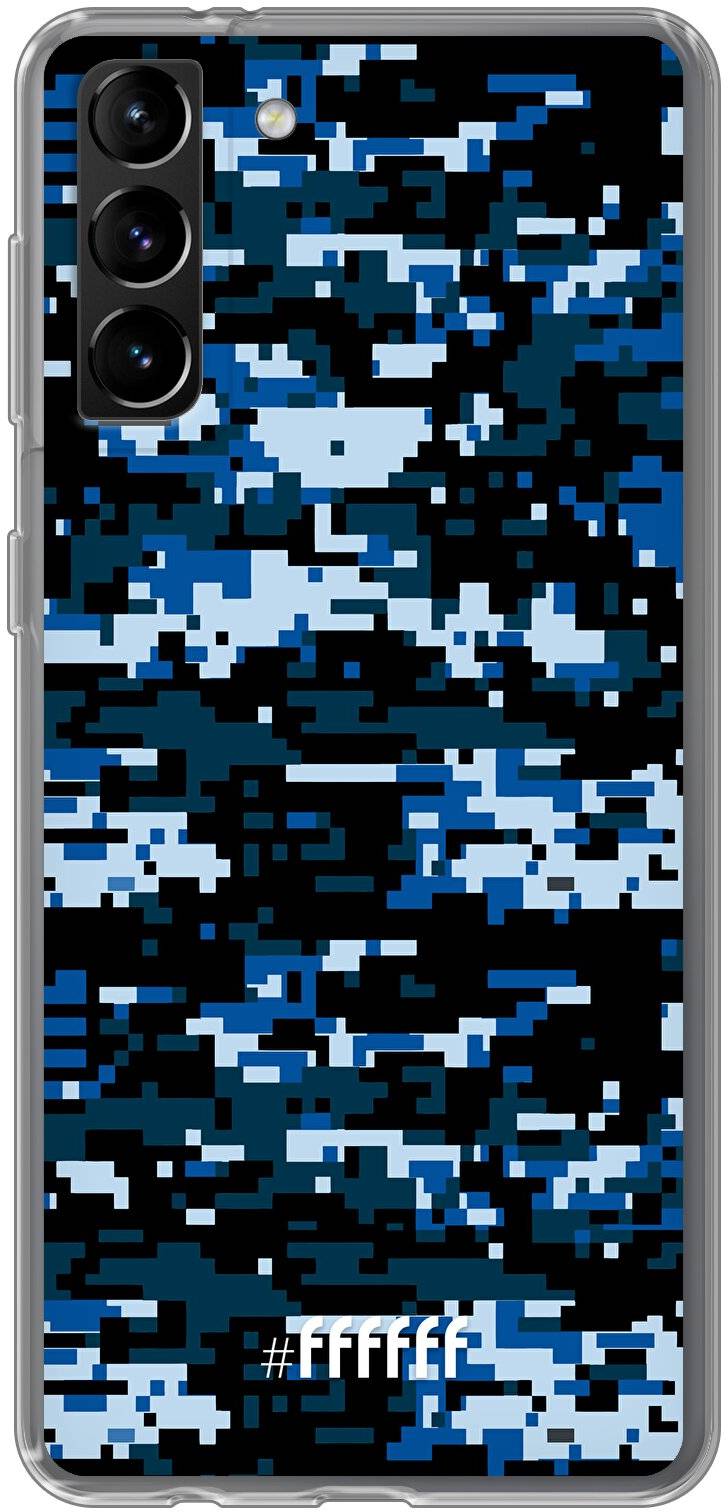 Navy Camouflage Galaxy S21 Plus