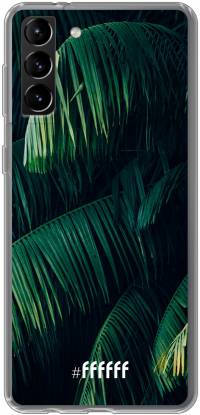 Palm Leaves Dark Galaxy S21 Plus