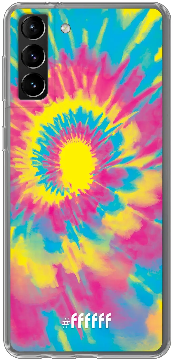 Psychedelic Tie Dye Galaxy S21 Plus