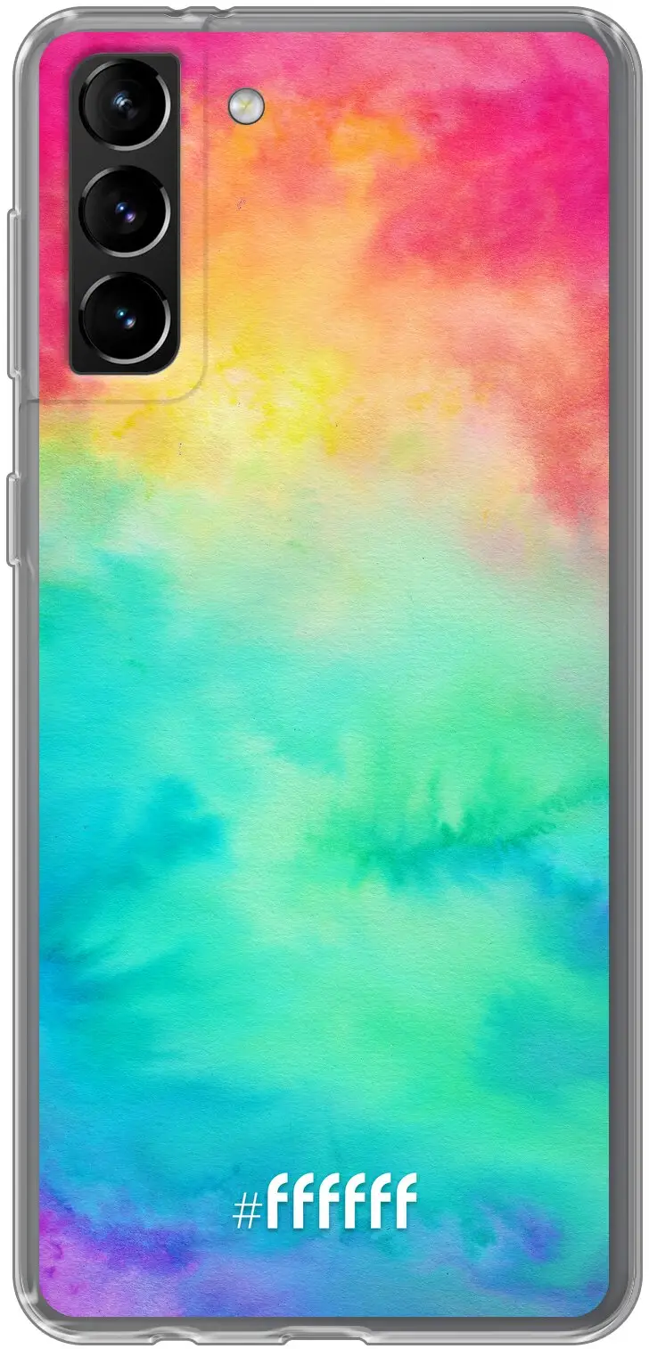 Rainbow Tie Dye Galaxy S21 Plus