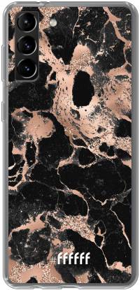 Rose Gold Marble Galaxy S21 Plus