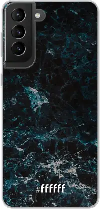 Dark Blue Marble Galaxy S21