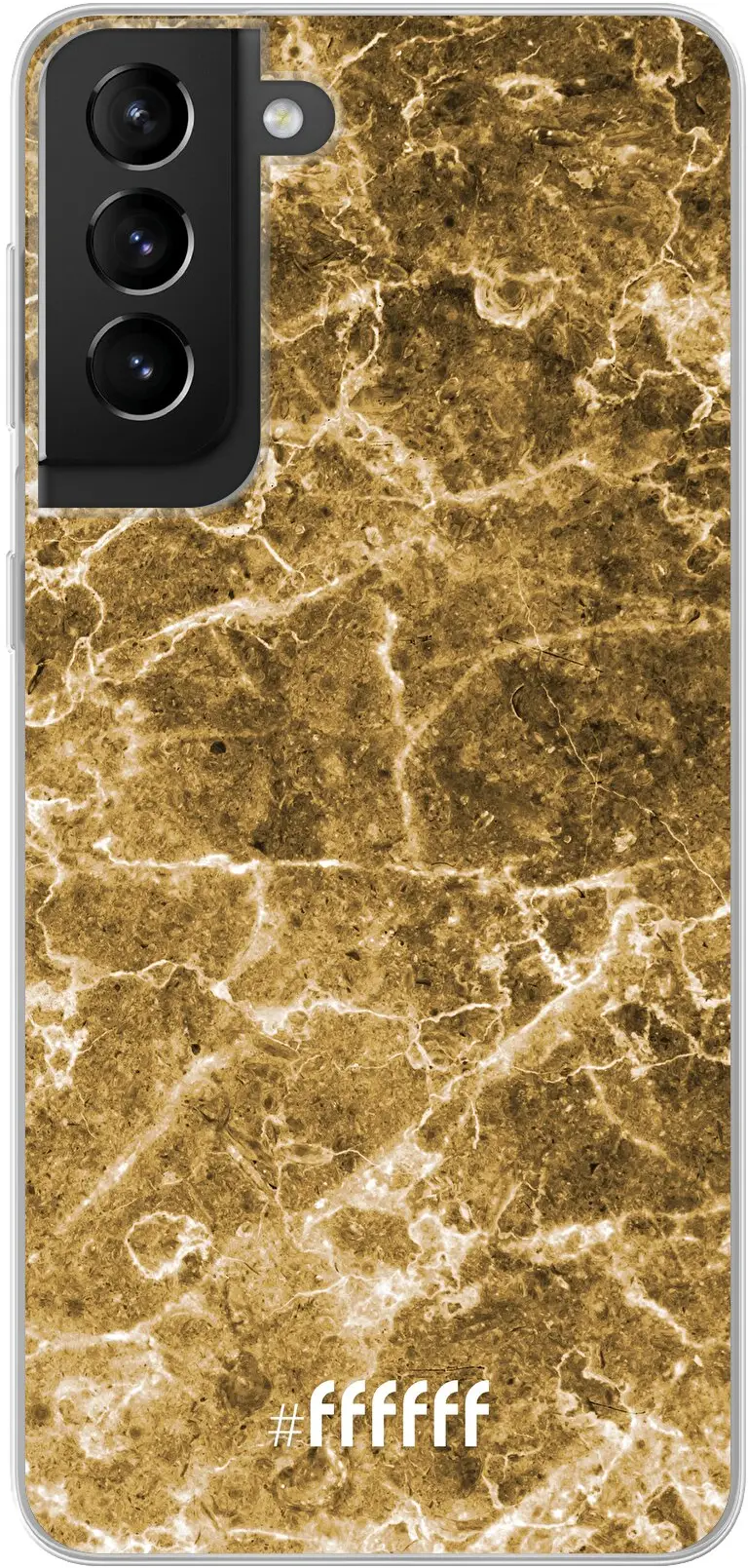 Gold Marble Galaxy S21