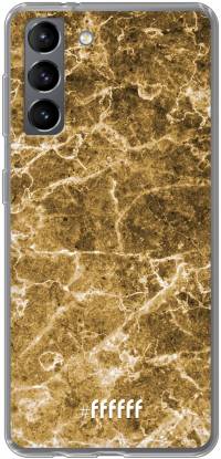 Gold Marble Galaxy S21