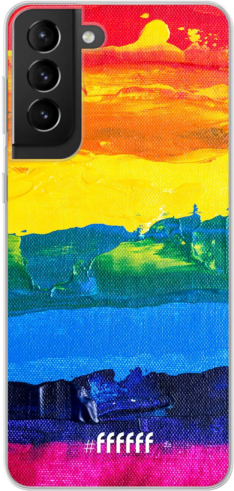 Rainbow Canvas Galaxy S21