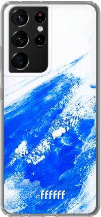 Blue Brush Stroke Galaxy S21 Ultra