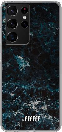Dark Blue Marble Galaxy S21 Ultra