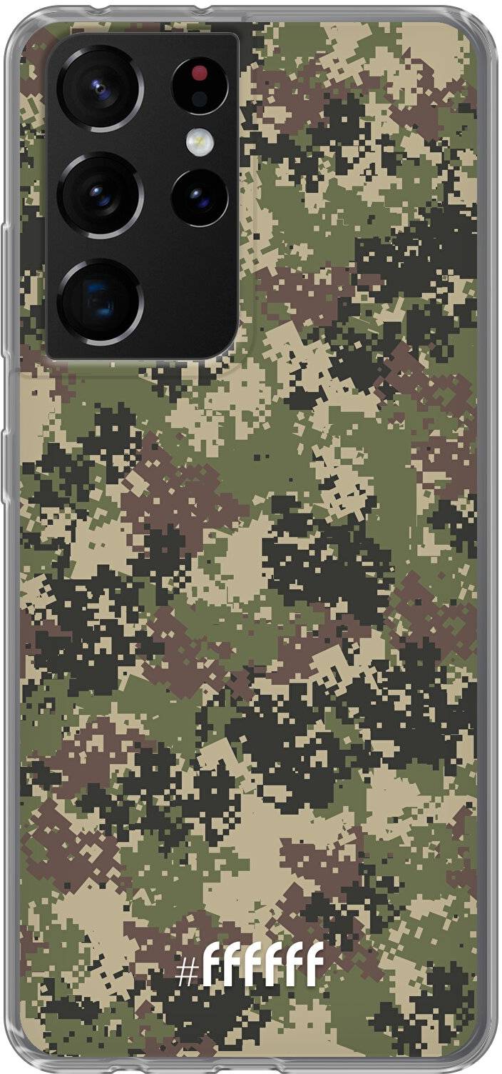 Digital Camouflage Galaxy S21 Ultra