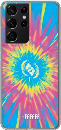 Flower Tie Dye Galaxy S21 Ultra