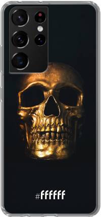 Gold Skull Galaxy S21 Ultra