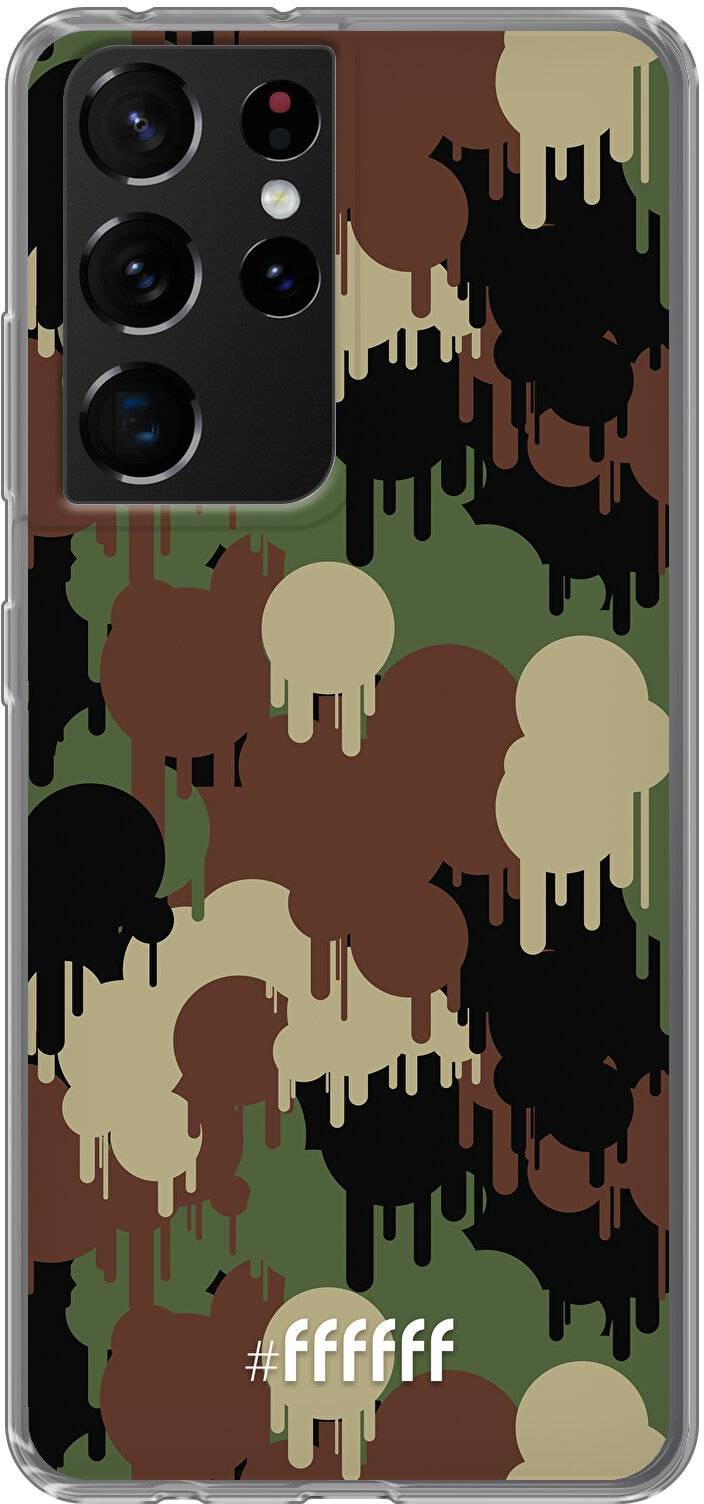 Graffiti Camouflage Galaxy S21 Ultra