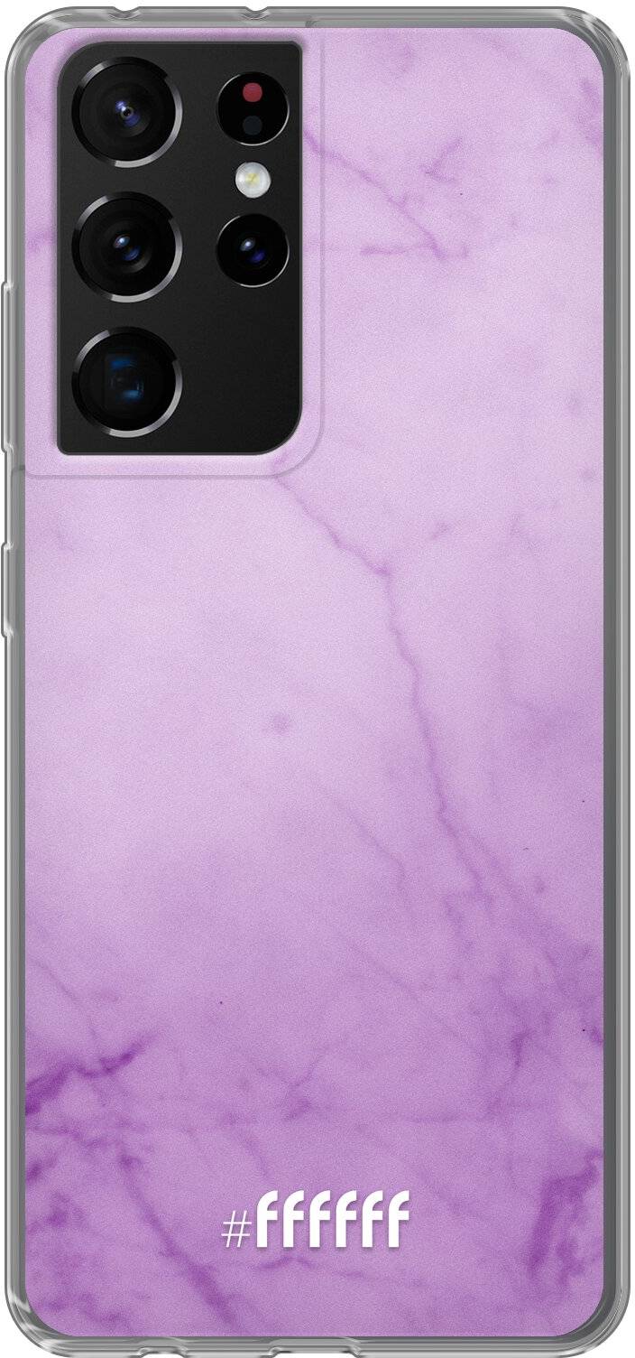 Lilac Marble Galaxy S21 Ultra