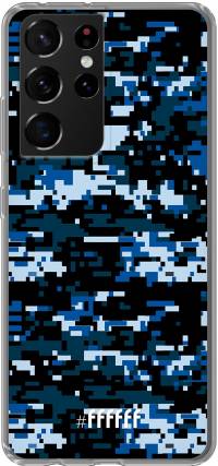Navy Camouflage Galaxy S21 Ultra
