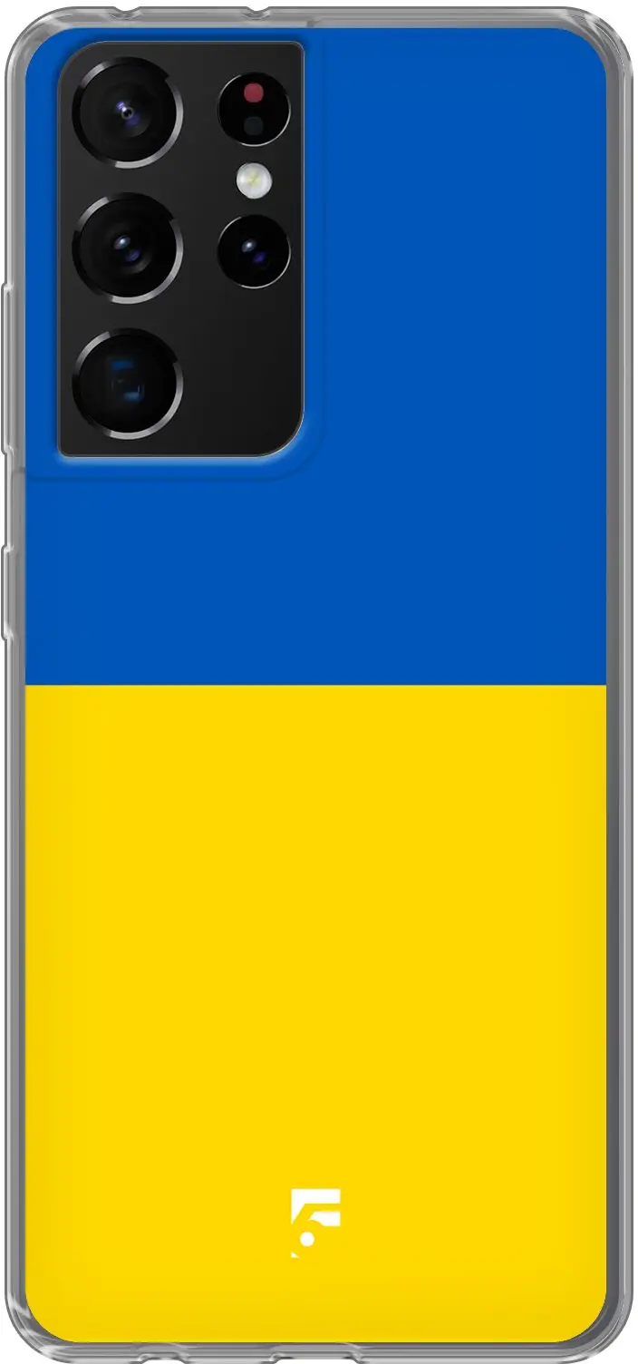 Oekraïense vlag Galaxy S21 Ultra
