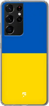 Oekraïense vlag Galaxy S21 Ultra