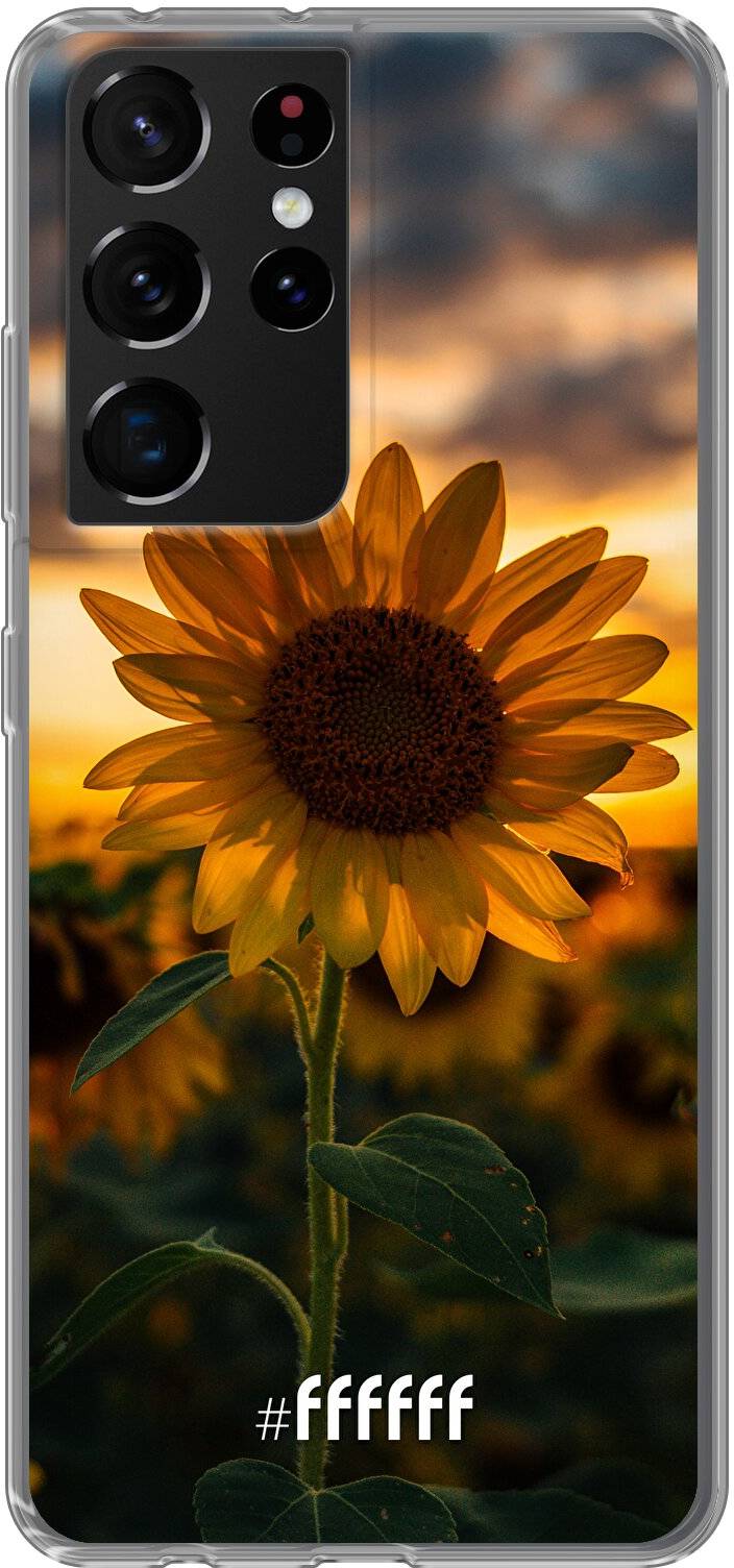 Sunset Sunflower Galaxy S21 Ultra